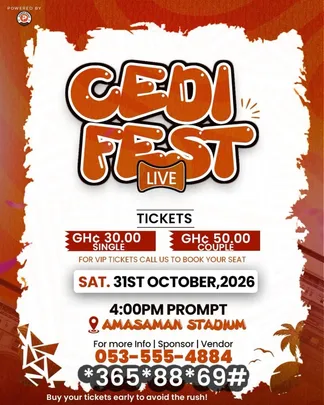 CEDI FEST Artist 90% Discount