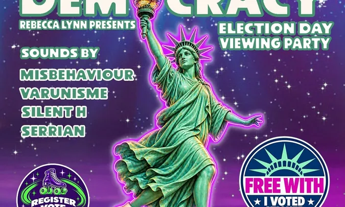 Rolling for Democracy - Election Day Viewing Party w/ Misbehaviour, Varunisme, Silent H & Serrian (skate)