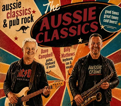 AUSSIE CLASSICS & PUB ROCK MUSIC NIGHT