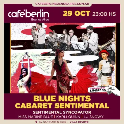 Blue Nights en Café Berlín