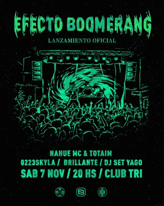 NAHUE MC PRESENTA EFECTO BOOMERANG EN CLUB TRI