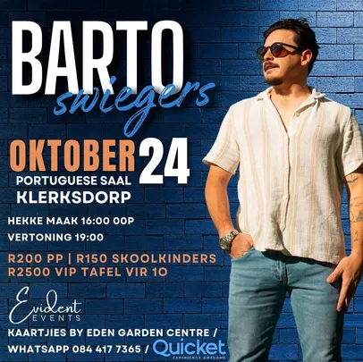 Barto Swiegers Live in Klerksdorp