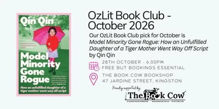 October OzLit Book Club - Model Minority Gone Rogue by Qin Qin