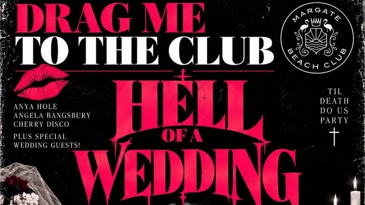 Drag me to the club HELL OF A WEDDING 😈