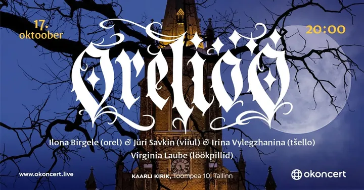 ORGAN NIGHT Tallinn. Extra date | 17.10.26