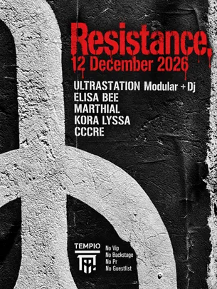 RESISTANCE: Ultrastation Cosmic Force + Comrade Winston, Elisa Bee, Marthial, Kora Lyssa, cccre