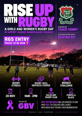 Rise Up Through Rugby - A Girls and Women's Rugby Event in Support Against GBV
