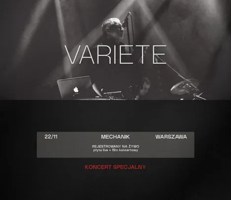 Variete | KONCERT SPECJALNY | Warszawa
