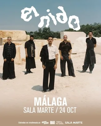 CONCIERTO EL NIDO - MÁLAGA - SALA MARTE - SÁBADO 24 DE OCTUBRE