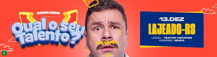 SERGINHO LACERDA / STAND UP COMEDY /  VIDA DE PAI