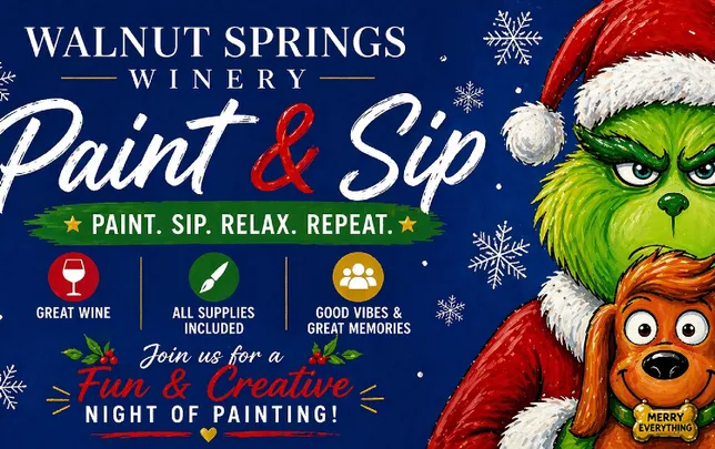 Paint & Sip - Grinch