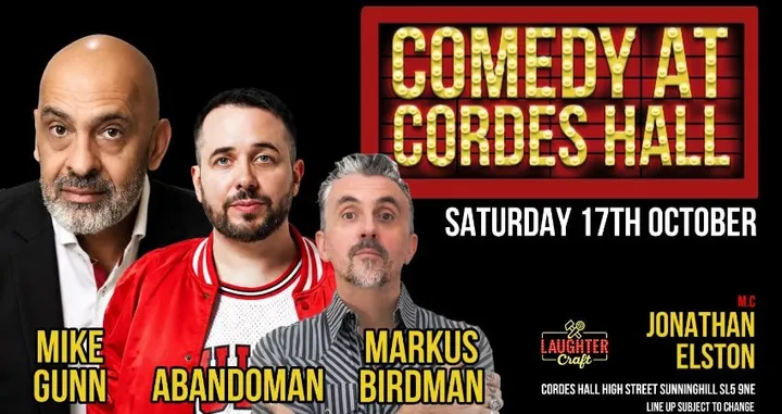 October's Comedy at Cordes Hall