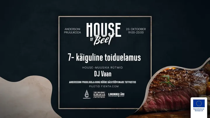 House of beef 7-käiguline toiduelamus