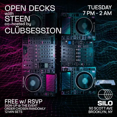 Open Decks with STEEN & Clübsession