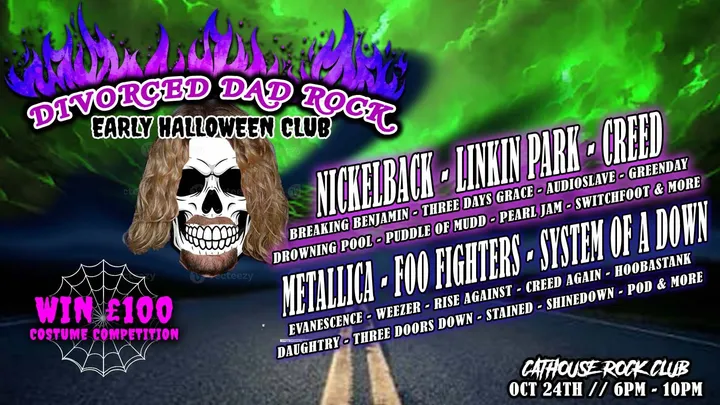 Divorced Dad Rock: Early Halloween Club (Glasgow)