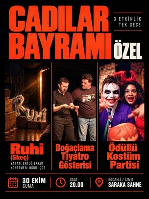 Cadılar Bayramı Özel - 3 Etkinlik Tek Gece