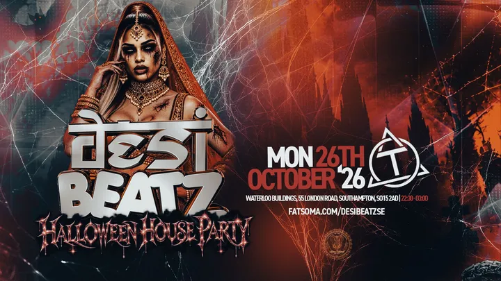 Desi Beatz Southampton : HALLOWEEN HOUSE PARTY! | TRILOGY SOUTHAMPTON