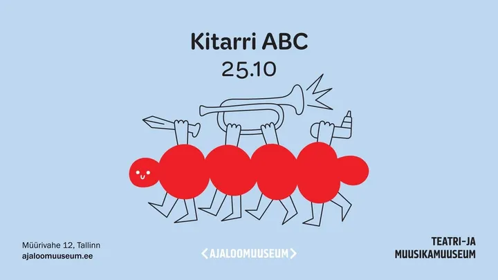 Kuidas mängida? Kitarri ABC töötuba näitusel "Tahan mängida!"