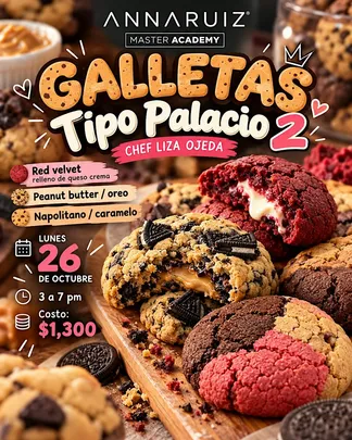Galletas Tipo Palacio 2 con la Chef Liza Ojeda