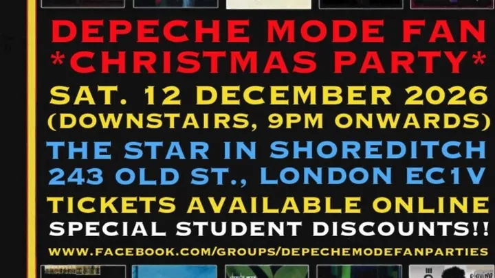 DEPECHE MODE FAN CHRISTMAS PARTY @ The Star In Shoreditch, London EC1V