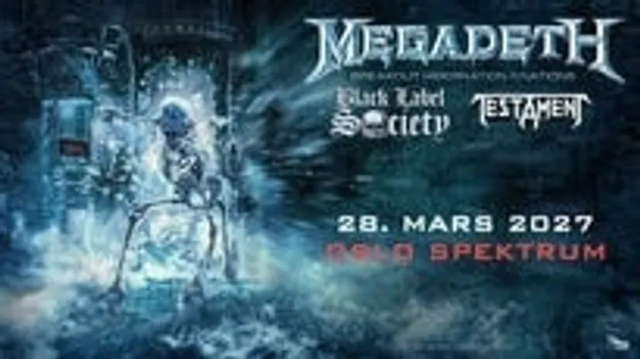 Megadeth - Breakout: Hibernation Of The Nations Europe Tour 2027