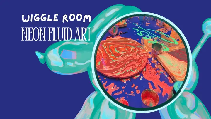 Neon Fluid Art | Wiggle Room Besant Nagar | Chennai