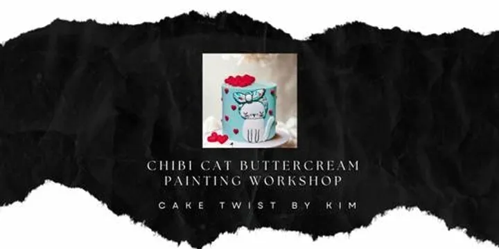 Chibi Cat Buttercream Painting Workshop