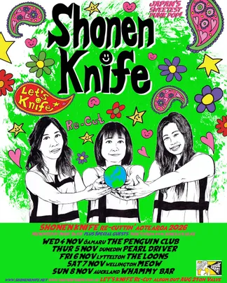 Shonen Knife - Aotearoa Tour 2026