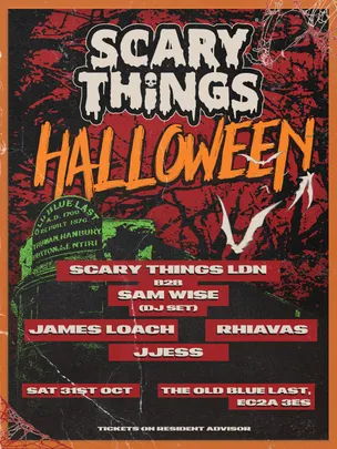 Scary Things (NTS): Halloween 2026 w/ Sam Wise, Jjess, DJ Bempah + more