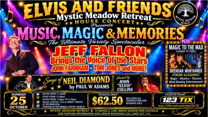 Music, Magic and Memories - House Concert @ Mystic Meadow