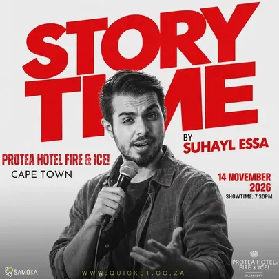 Suhayl Essa - Story Time - LIVE in Cape Town at The Protea Hotel Fire & Ice! 14 November 2026