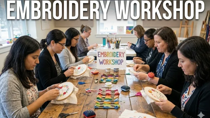 Embroidery workshop