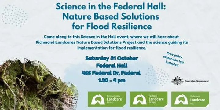 Science in the Federal Hall: Nature Based Solutions for Flood Resilience