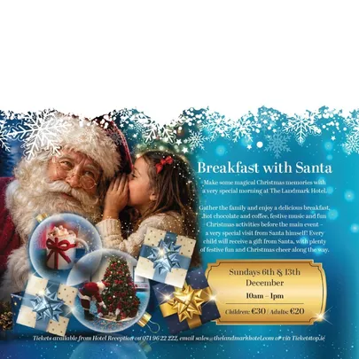 🎅✨ Breakfast with Santa at The Landmark Hotel ✨🎄
