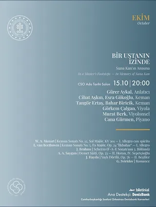 Cumhurbaşkanlığı Senfoni Orkestrası - Bir Ustanın İzinde