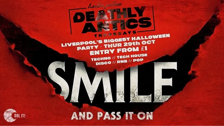 🔺🩸💀 DEATHLY ANTICS 💀 🩸🔺 - The UK's BIGGEST Thursday Night