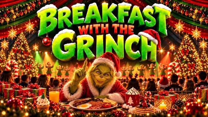 Breakfast with the Grinch · Sunday 6 December