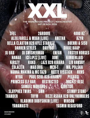 WHP presents: XXL, Manchester