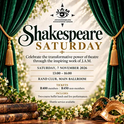Shakespeare Saturday - J.A.M. at Rand Club