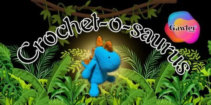Crochet-o-saurus @ Gawler Civic Centre