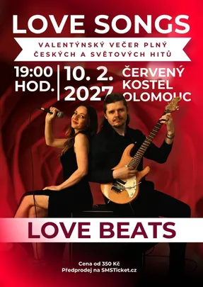Love Beats - Love Songs a Valentýnský večer v Olomouci