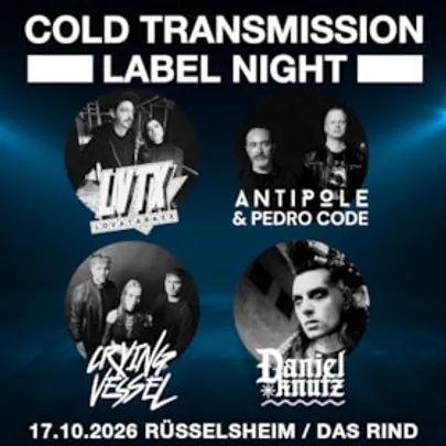Cold Transmission Label Night 2026 - blind bird ticket