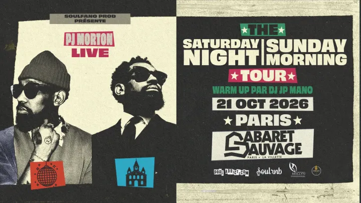 PJ MORTON, the Saturday Night, Sunday Morning, tour