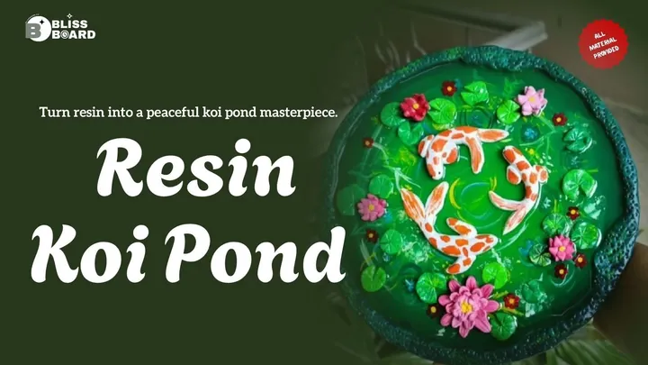 Resin Koi Pond Art
