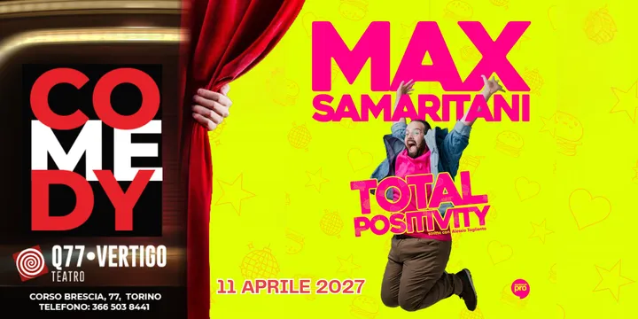 Max Samaritani in “TOTAL POSITIVITY”