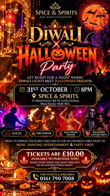 🎃🪔 DIWALI HALLOWEEN PARTY 2026 🪔🎃