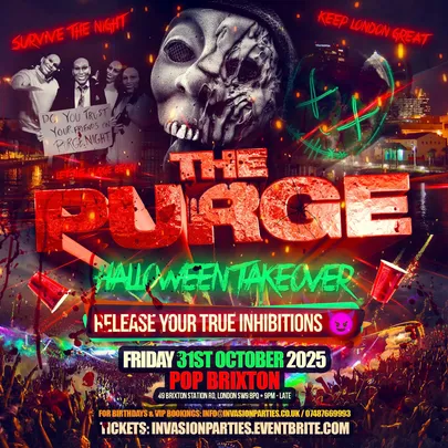 The Purge - London’s Scariest Halloween Party