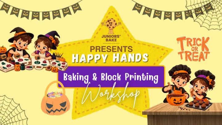 Happy Hands - Baking + Block Printing