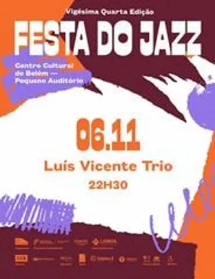 FESTA DO JAZZ 2026 | LUÍS VICENTE TRIO