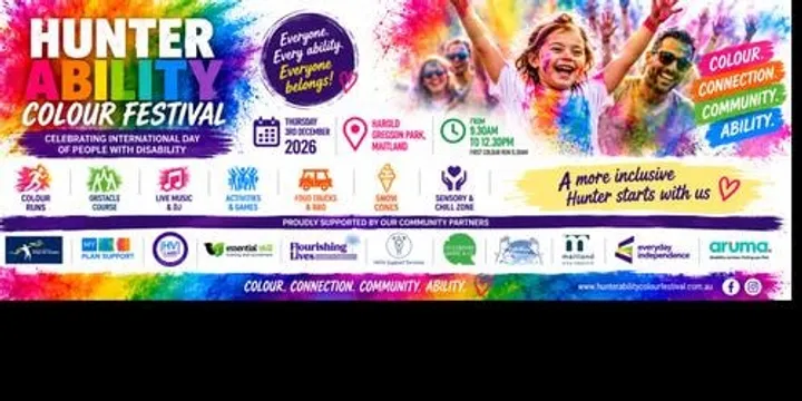 Hunter Ability Colour Festival 2026